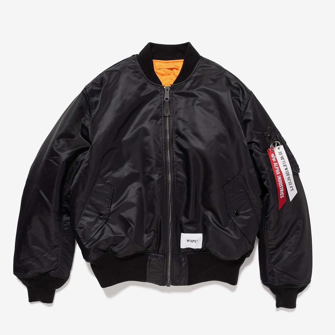 WTAPS / MA-1 CORE SPEC / JACKET / NYLON. TWILL. ALPHA INDUSTRIES