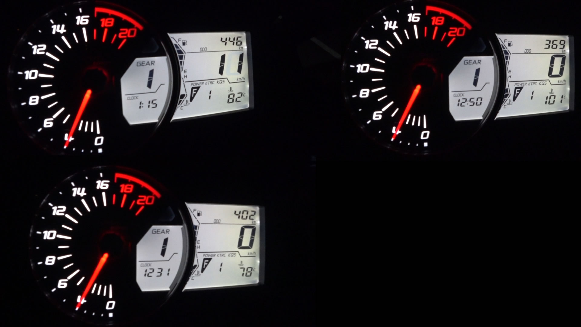 ZX-25R ギア比と回転数と加速力2