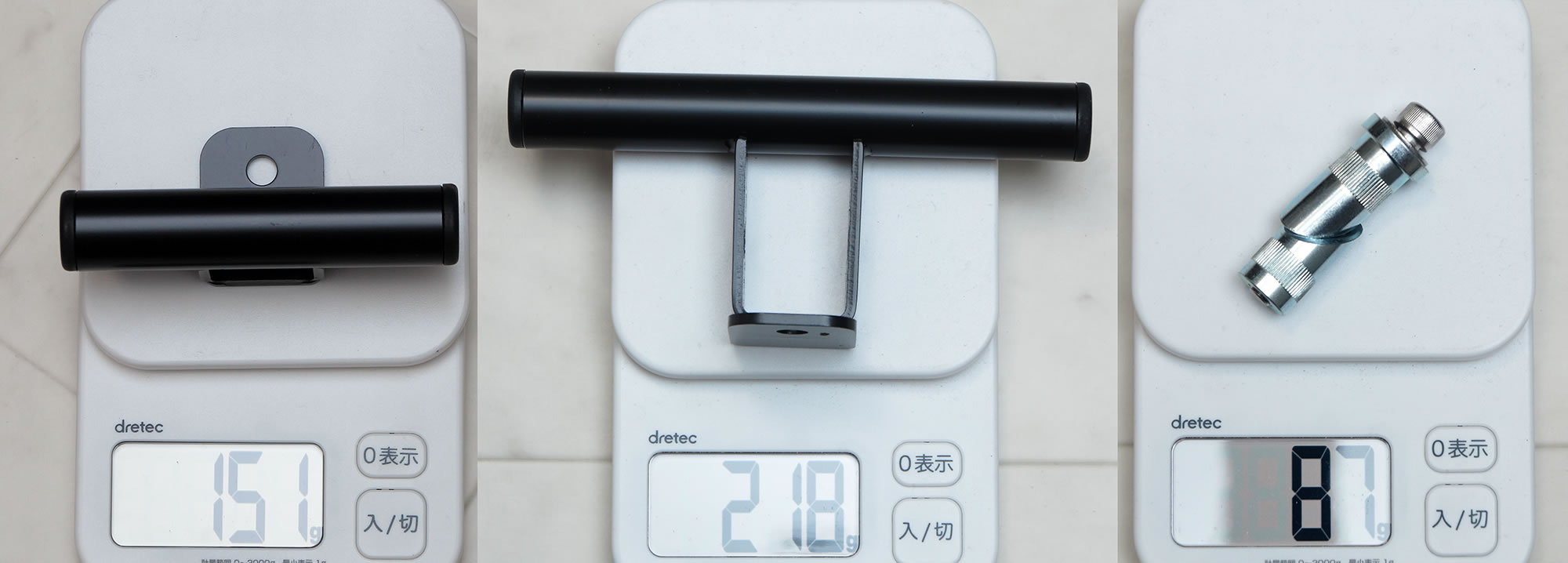 ZX-25R アクセサリーバーとスマホホルダー