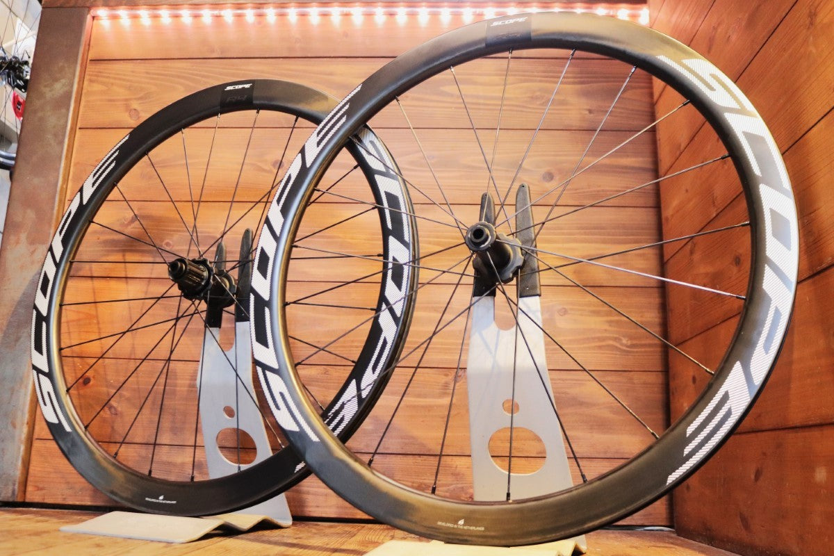 スコープ SCOPE R4 DISC カーボン チューブレス ホイールセット シマノ