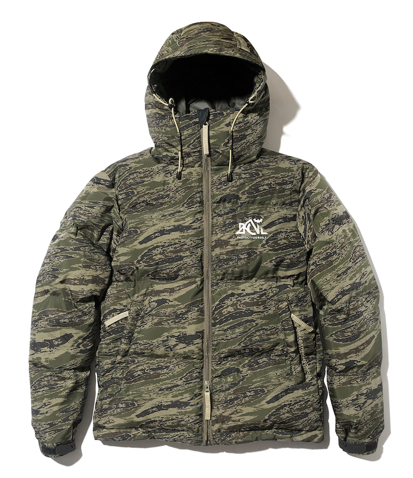 ゴーストライオンカモが魅力!! BACK CHANNEL×NANGAのダウンジャケット