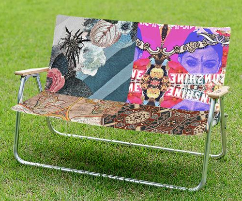 モンロ×マウンテンリサーチの独創的チェアパッドで、キャンプサイトを