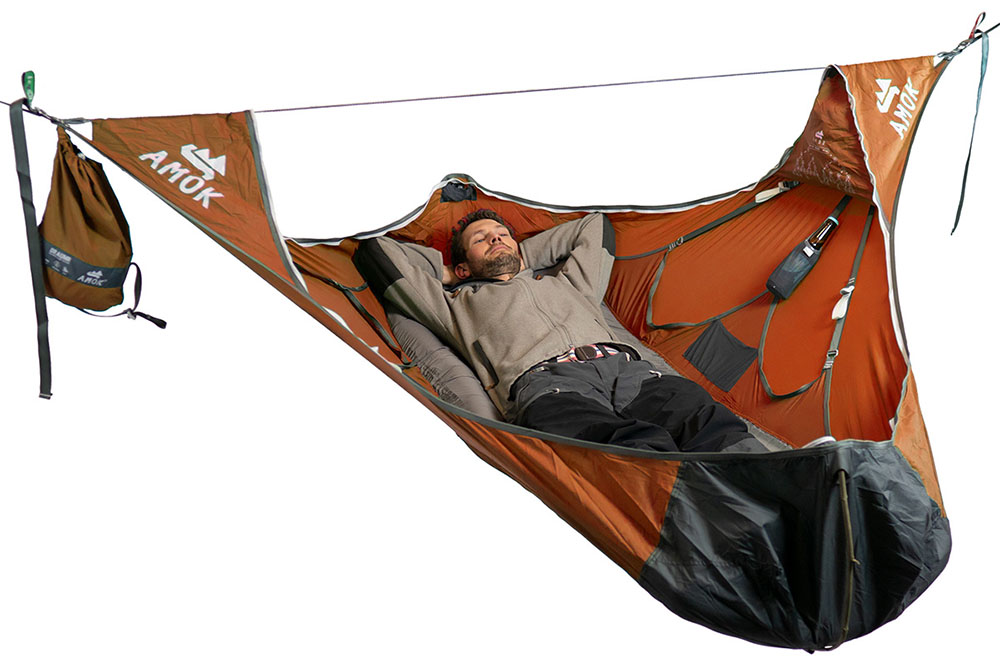 AMOK ハンモックテント・エアーマット・タープセット