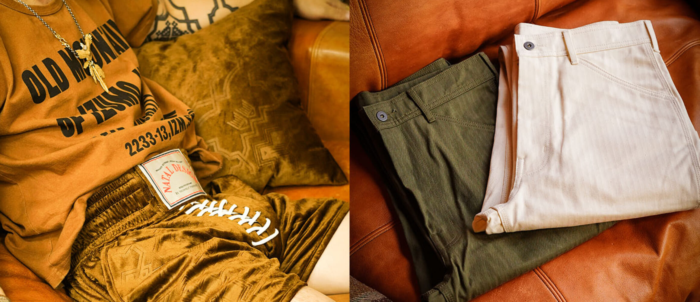 オールドマウンテンから登場の新作。ネイタルデザインコラボのショーツ