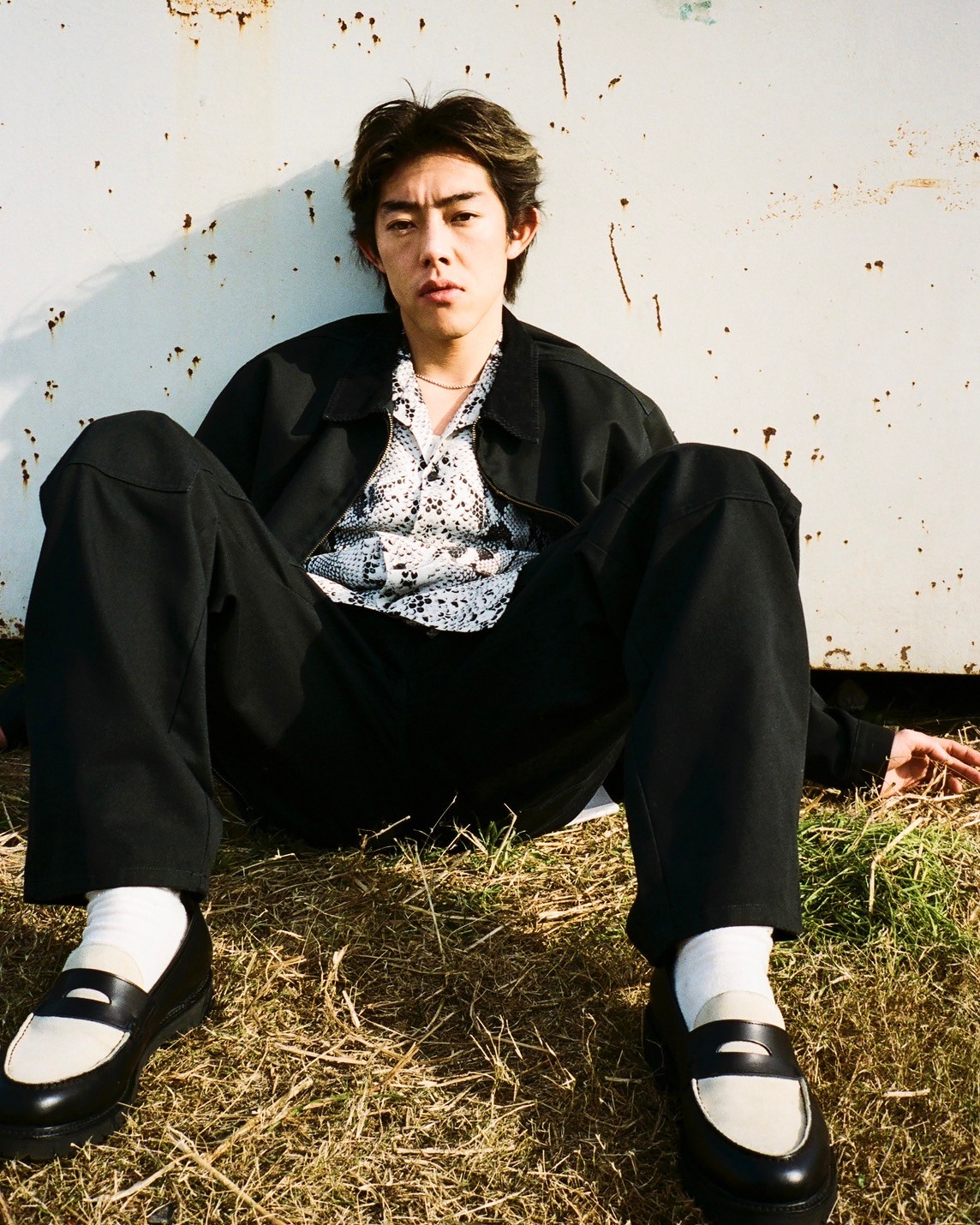 ショット × ディッキーズのコラボ。レザーとワークディテールの