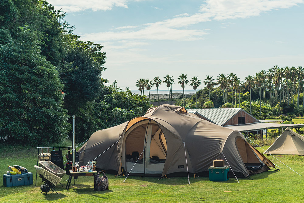 ogawaが2022年のニューテントを発表！ 曲線フォルムが存在感を放つ大型