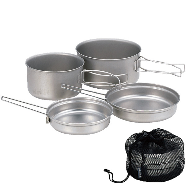 snow peak チタンパーソナル クッカーセット SCS-020T: キャンプ