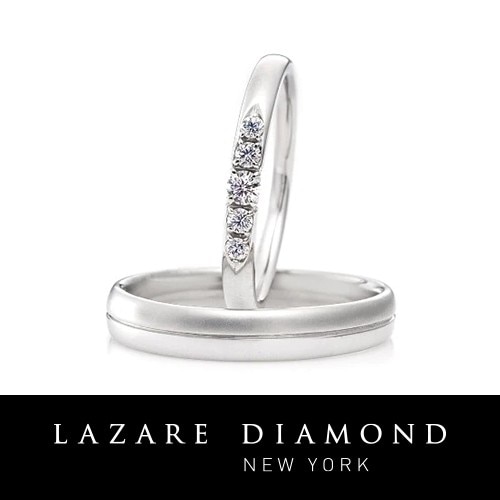 LAZARE DIAMOND 】ラザール ダイヤモンド ロージー（結婚指輪