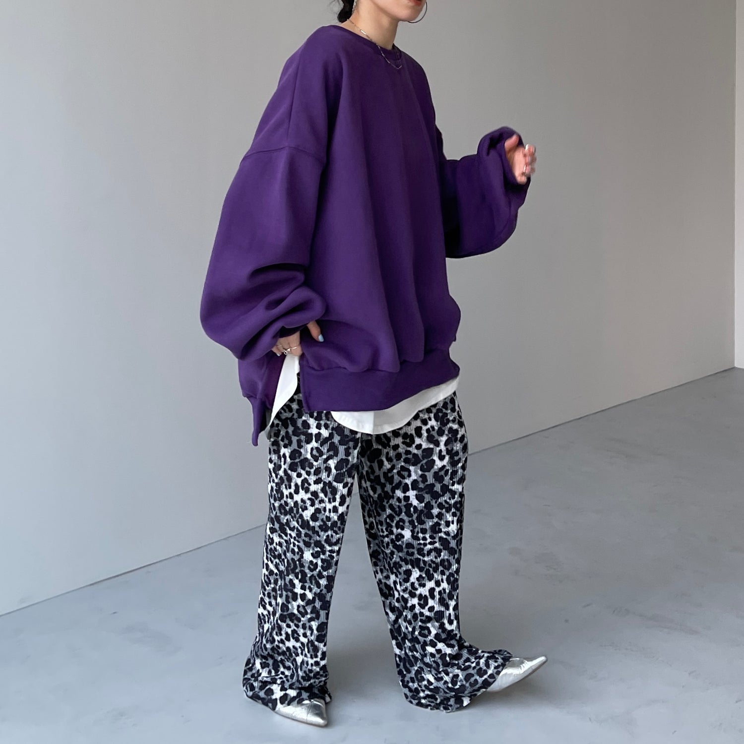 OSUMITSUKI sweat / purple [SHORT or FREE] | wee9s | ウィークス