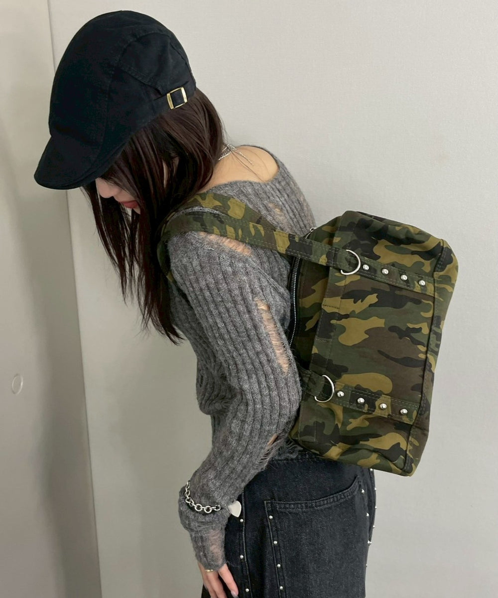 MAFAVARCHIVE WEGO ボストンバッグ コラボ 迷彩柄 MAFAVARCHIVE