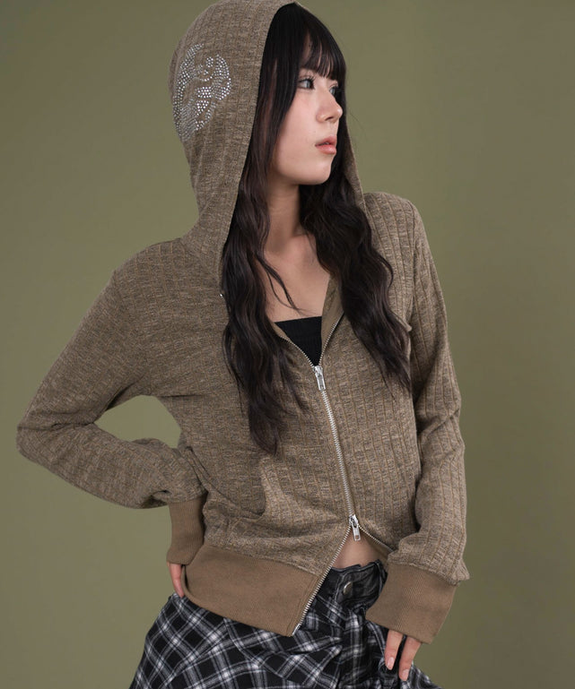 フードラインストーンジップパーカー｜WEGO（ウィゴー） – WEGO ONLINE