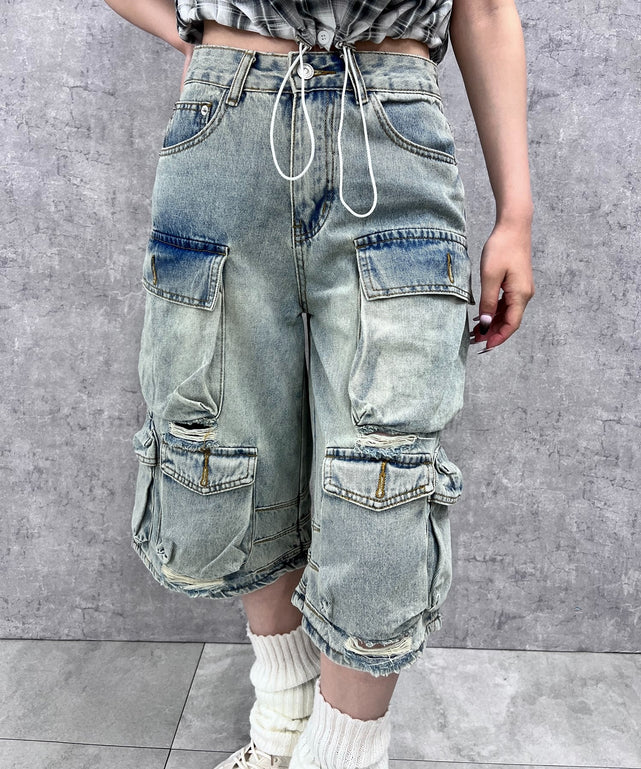 マルチカーゴデニムハーフパンツ – WEGO ONLINE STORE