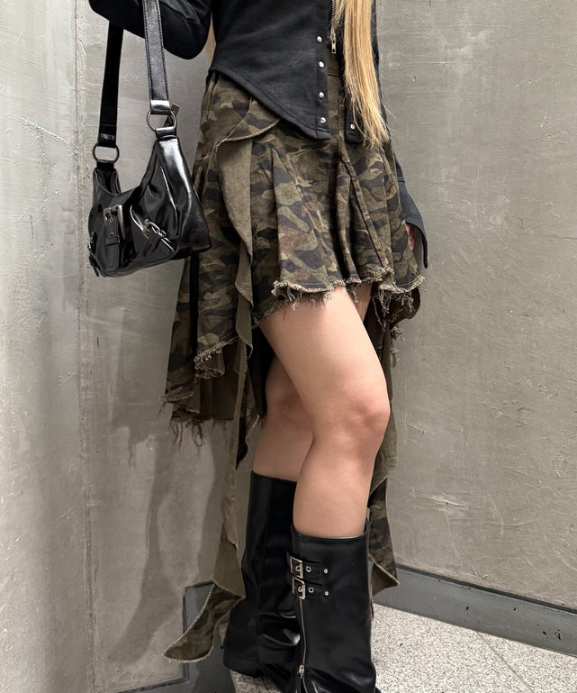 カモフライレヘムミドルスカート – WEGO ONLINE STORE