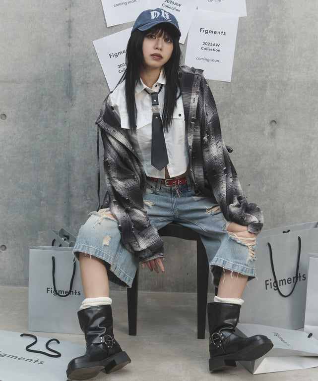 ダメージフードチェックシャツ – WEGO ONLINE STORE