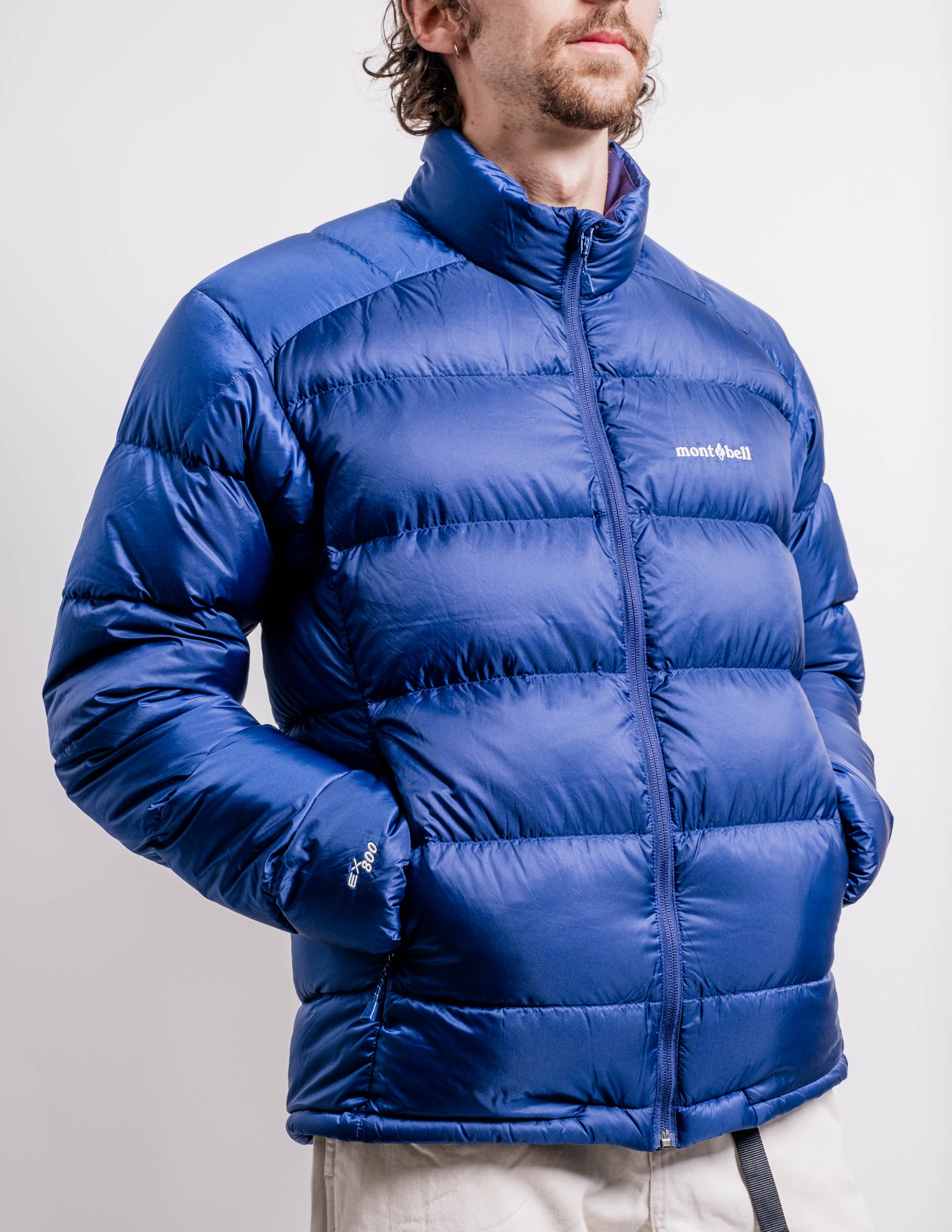 Alpine Light Down Jacket in Indigo ~ Windthrow