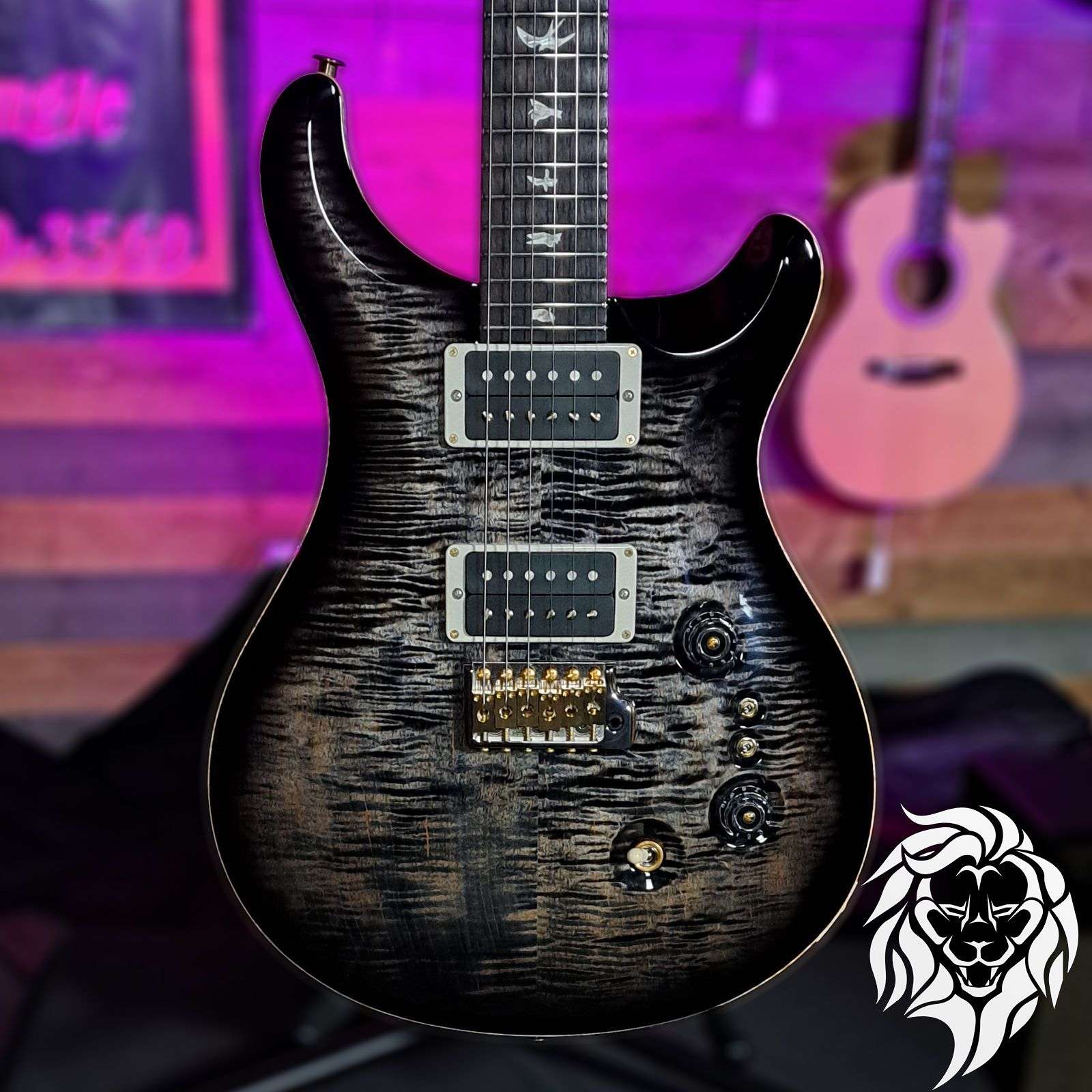 PRS Core Custom 24-08 Charcoal Burst 10-Top 0366670 - WildCat Guitars