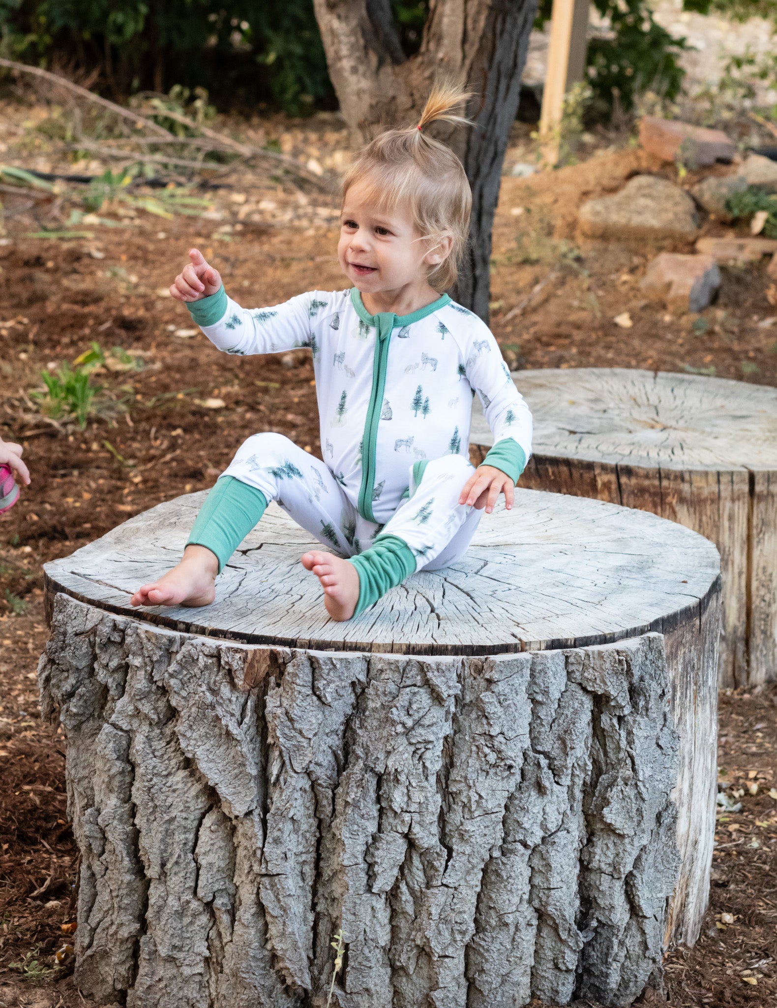 Gray Wolf || Zipper Convertible Romper – Wildflower Baby