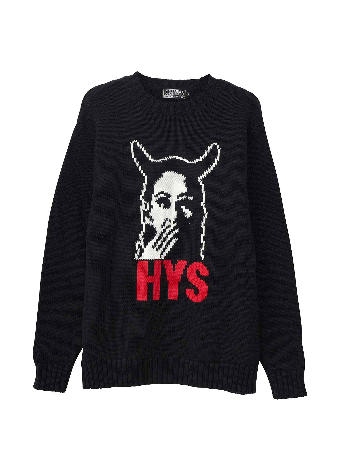SPEAK NO EVIL Sweater(L BLACK): HYSTERIC GLAMOUR｜WILDSIDE YOHJI