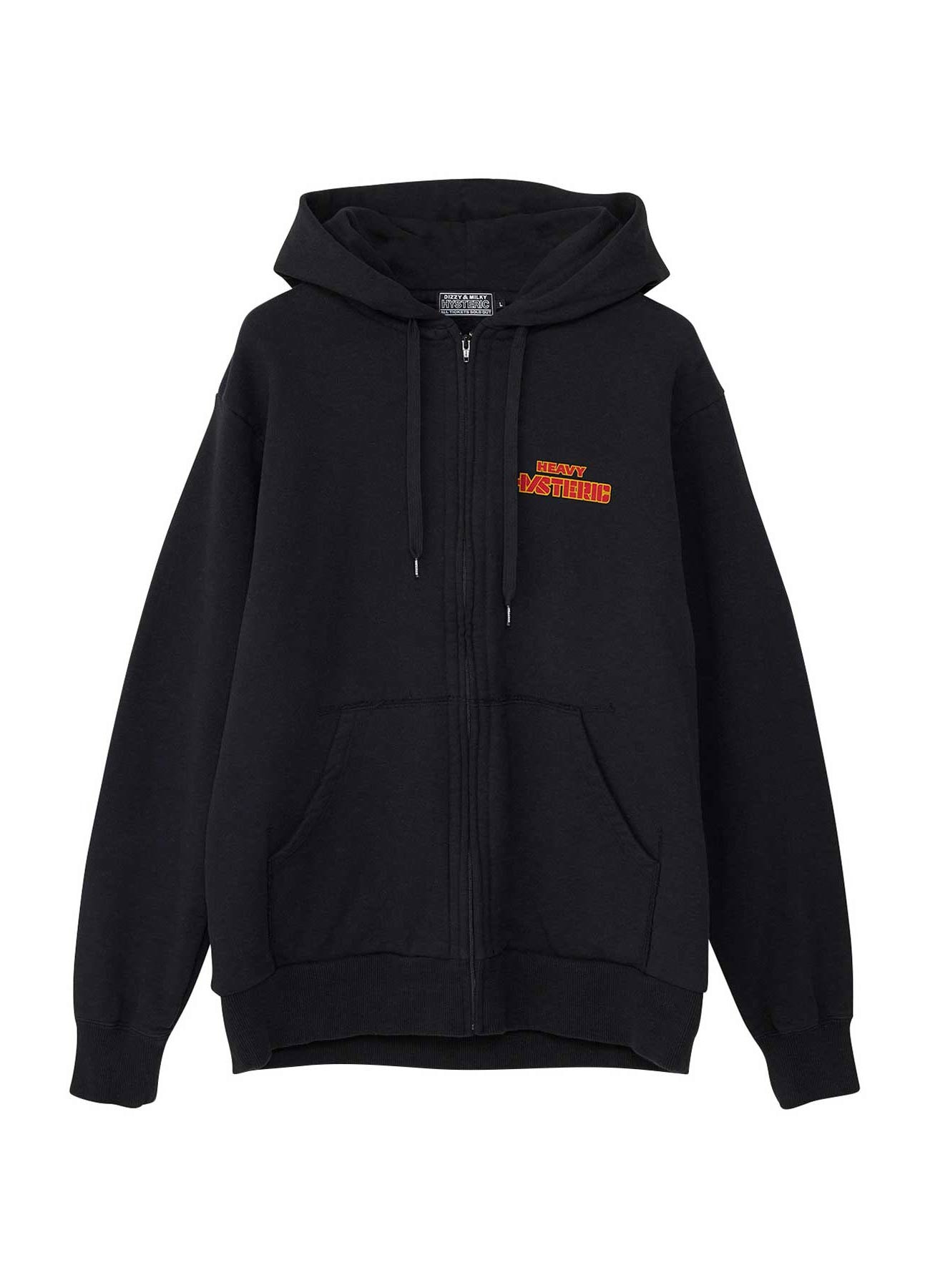 HEAVY HYSTERIC Zip Hoodie(L BLACK): HYSTERIC GLAMOUR｜WILDSIDE
