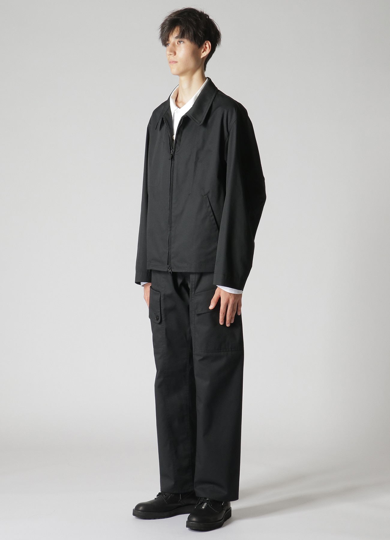 T/C Twill Zip Up Blouson(XS BLACK): YOHJI YAMAMOTO｜WILDSIDE YOHJI