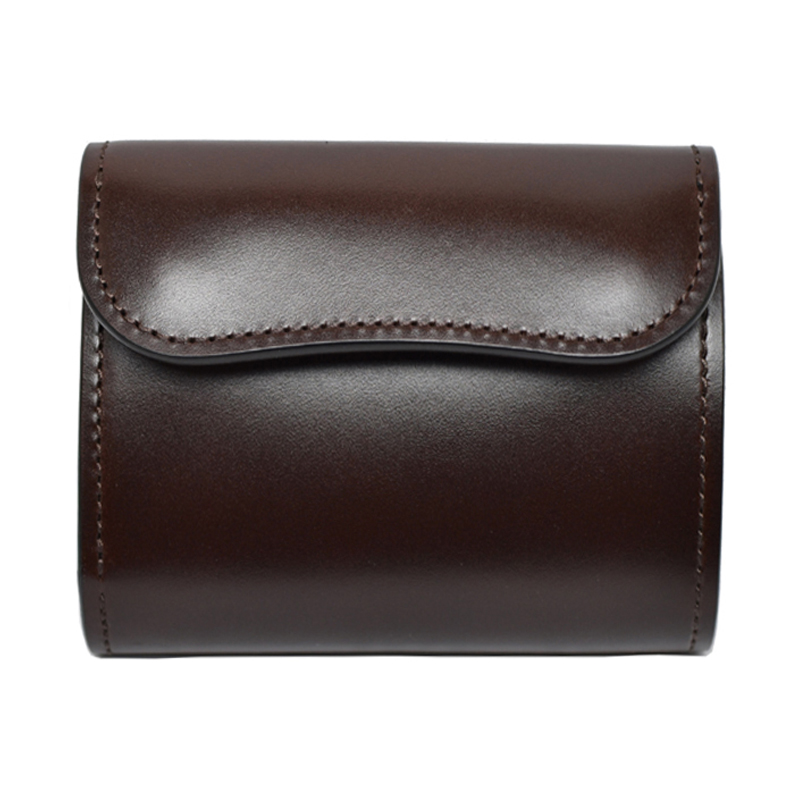 小型三つ折り財布《イーノ》サドルプルアップ｜WILDSWANS(ワイルド