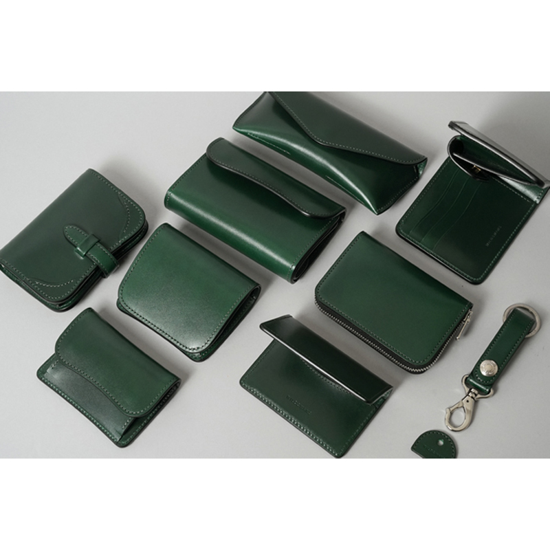 眼鏡ケース《オプティカルケース》サドルプルアップ グリーン