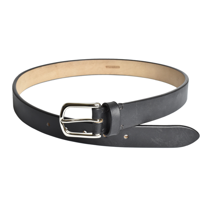 一枚革ベルト《コリトン》フルグレインブライドルレザー｜WILDSWANS