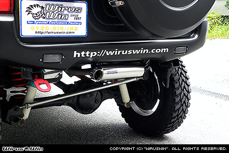 WirusWin】【JB23】ジムニー用EXP38マフラー