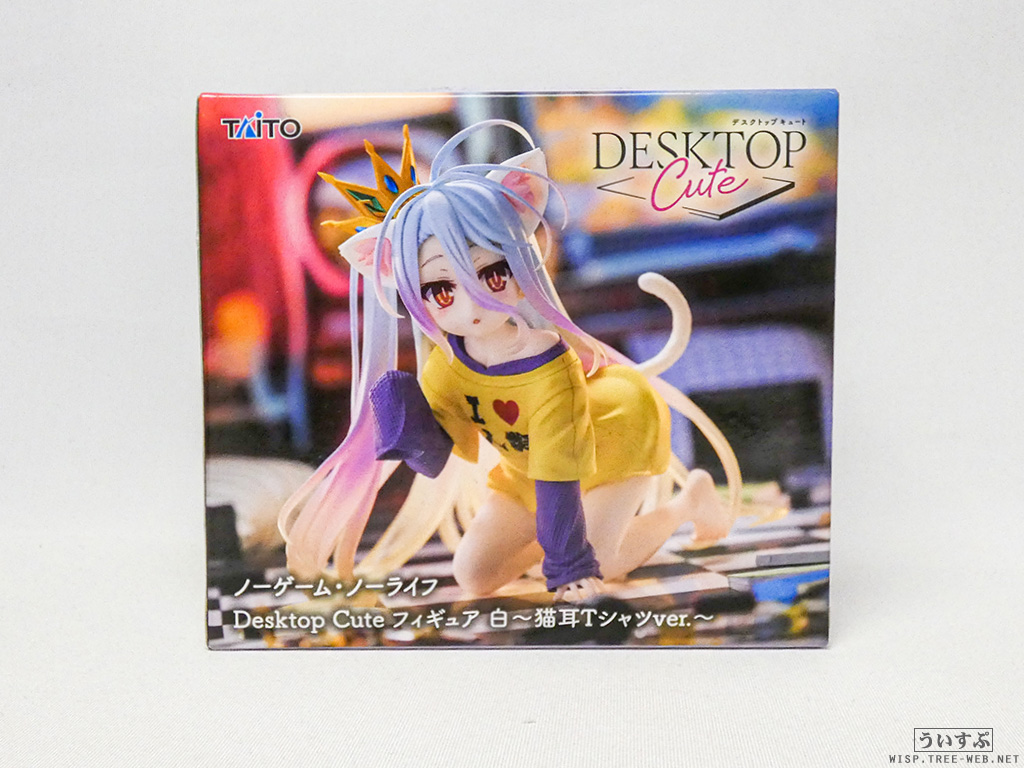 タイトー ノーゲーム・ノーライフ Desktop Cute フィギュア 白～猫耳T