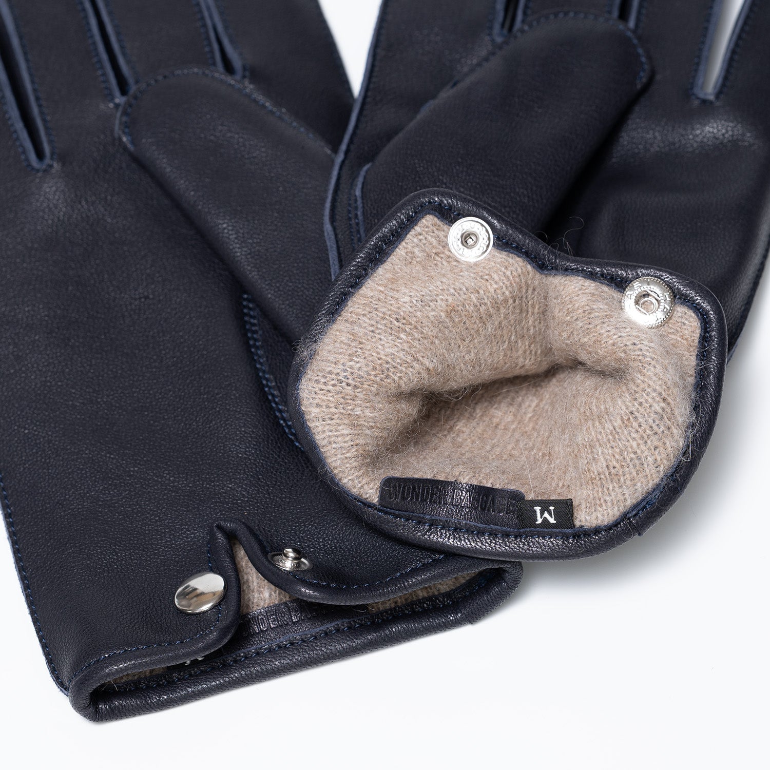 シープレザーグローブ [メンズ/洗濯可 / カシミア / ビジネス］-WONDER