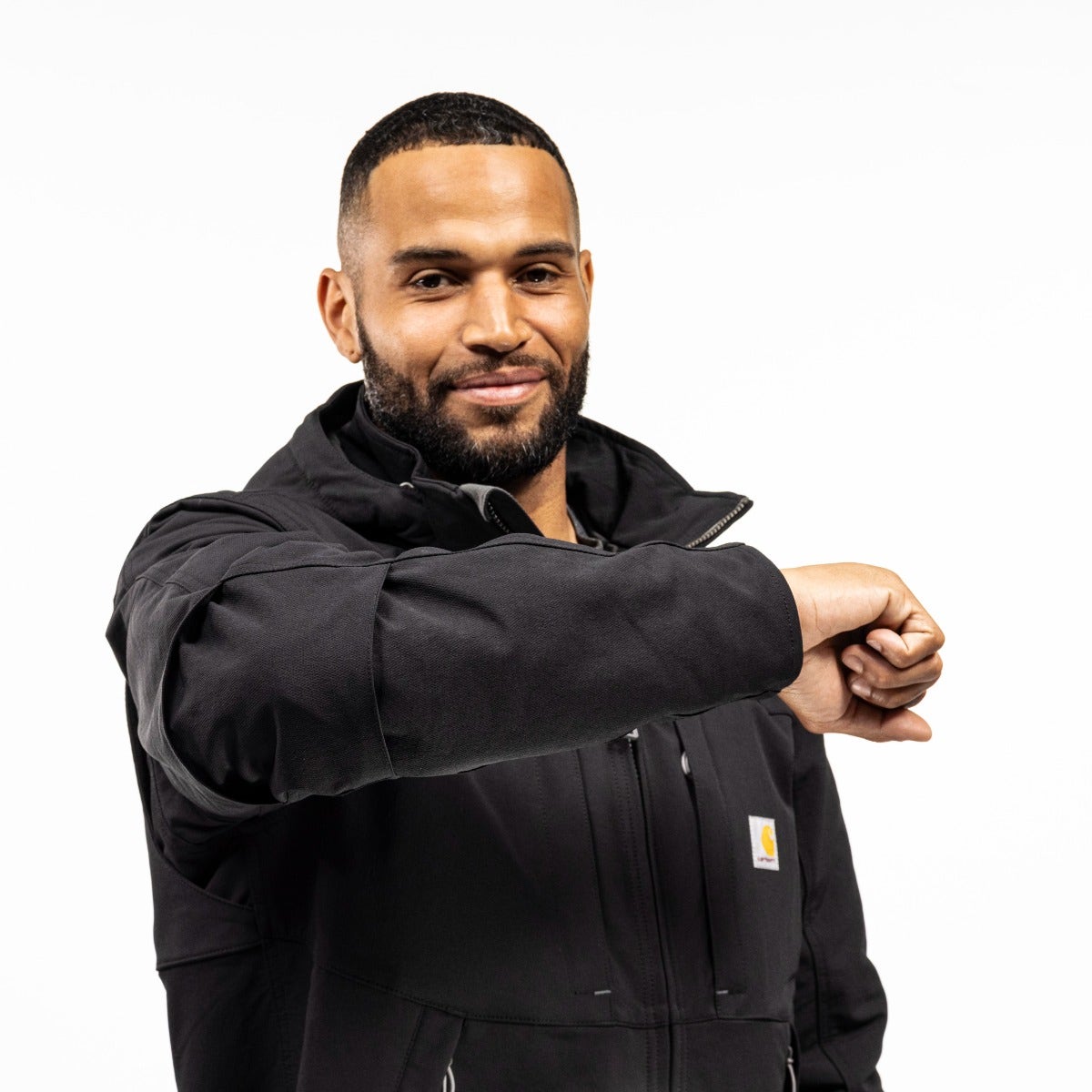 Carhartt Jackets: Men's 106006 N04 Black Super Dux Relaxed Fit