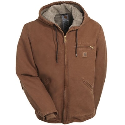 Carhartt J141BRN Brown Sandstone Sierra Sherpa Jac