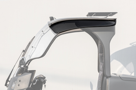 ジャイロキャノピー用ワイドバイザー WS-21 - バイクパーツメーカー