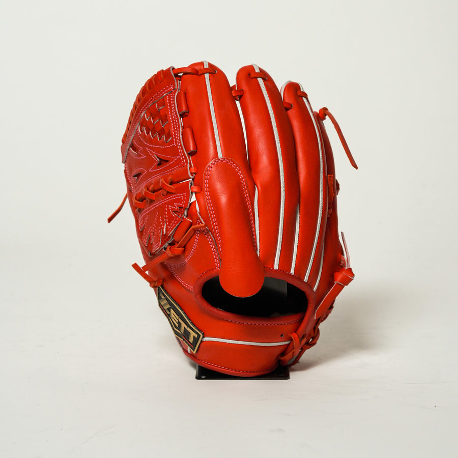 黒と赤の硬式野球グローブ 硬式野球グローブ 黒と赤 レザー 【公式通販】
