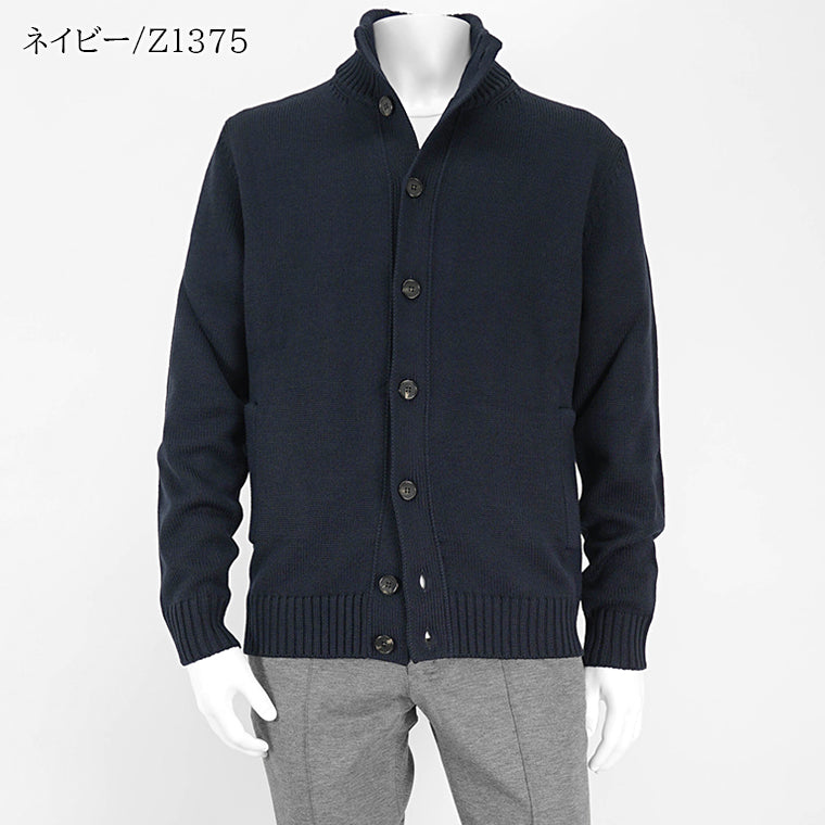 ザノーネ ZANONE メンズ ニットブルゾン ネイビー ブラック グレー
