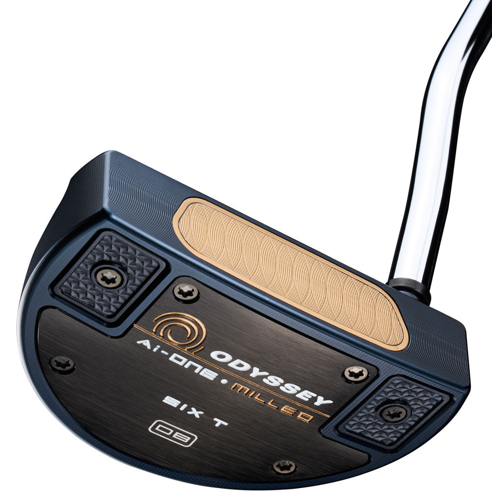 Odyssey Ai-One Milled T Double Bend Putter - Number 6 - Worldwide