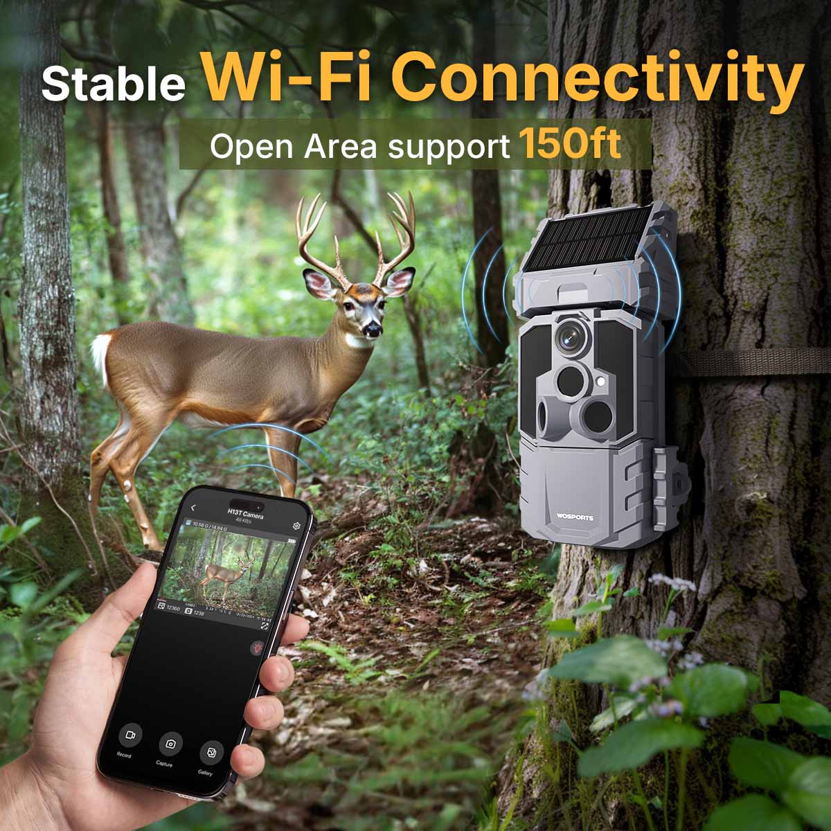 WOSPORTS G600PRO Wi-Fi Trail Camera