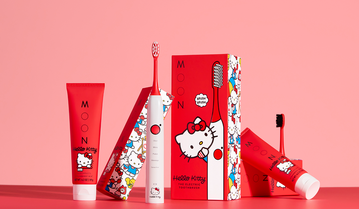 Moon Oral Beauty and Hello Kitty Launch Toothbrush Collaboration