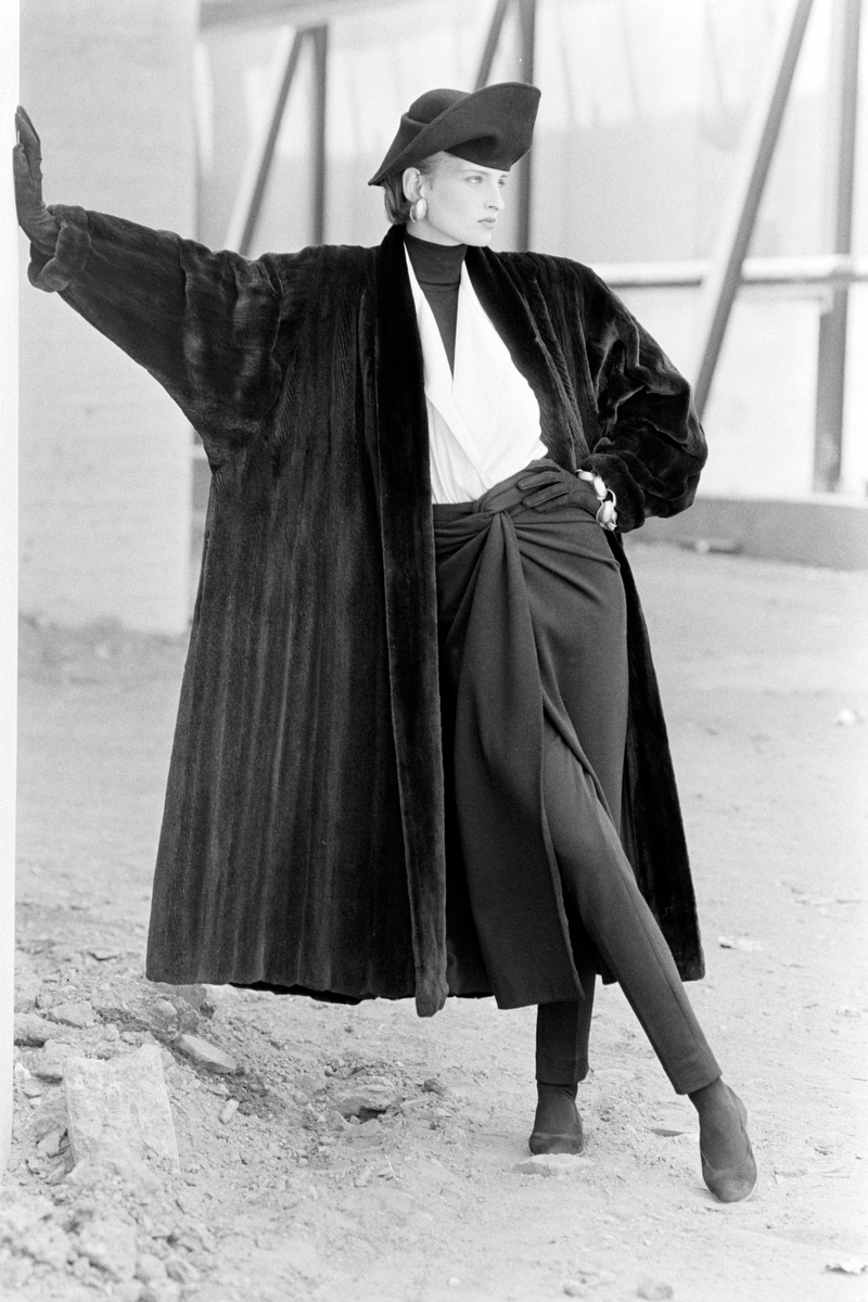 archive DKNY Coating Black Denim Pants From the Archives: Donna