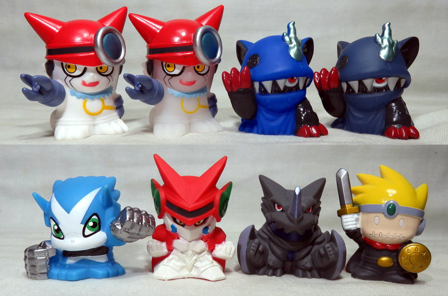 レトロ デジモン 指人形 16体セット 100 Subscribers