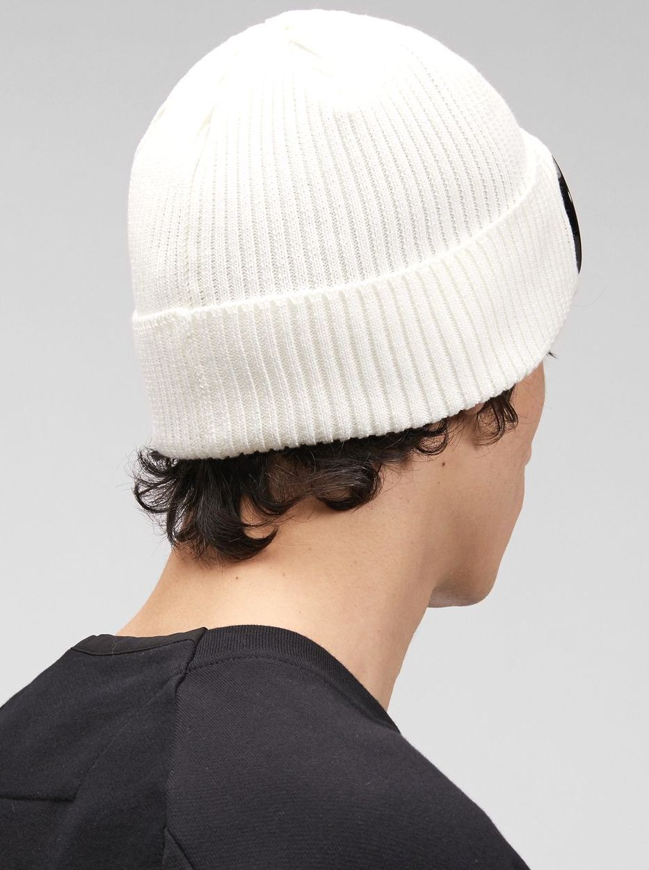 C.P. COMPANY - KNIT CAP IN EF WOOL GOGGLE BEANIE ゴーグル ニット帽