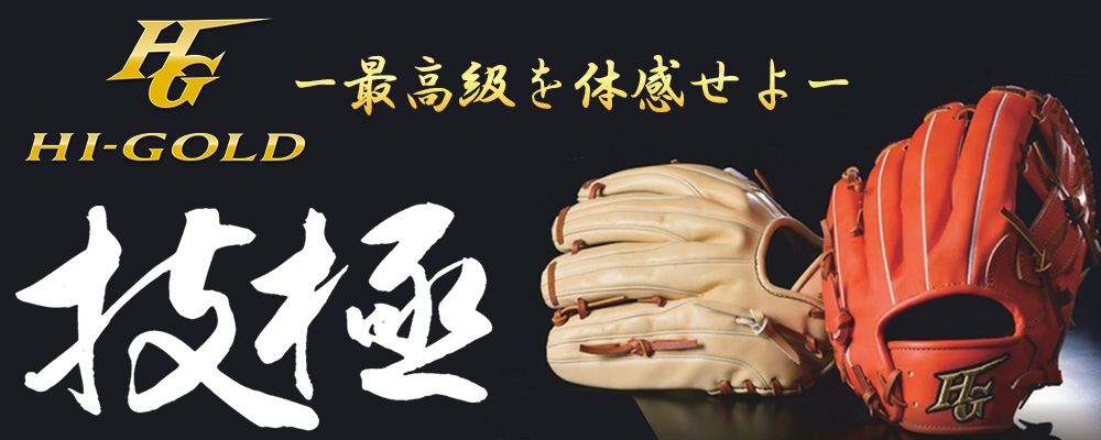 ハイゴールド 最上級モデル 硬式グラブ！技極シリーズ特集！ 野球用品