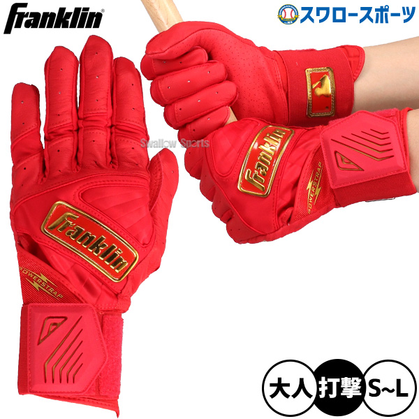 野球 フランクリン バッティンググローブ 両手用 パワーストラップ