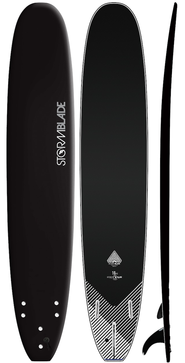STORM BLADE ファンボード 黒 カバー付き 緑 サーフボード STORM BLADE