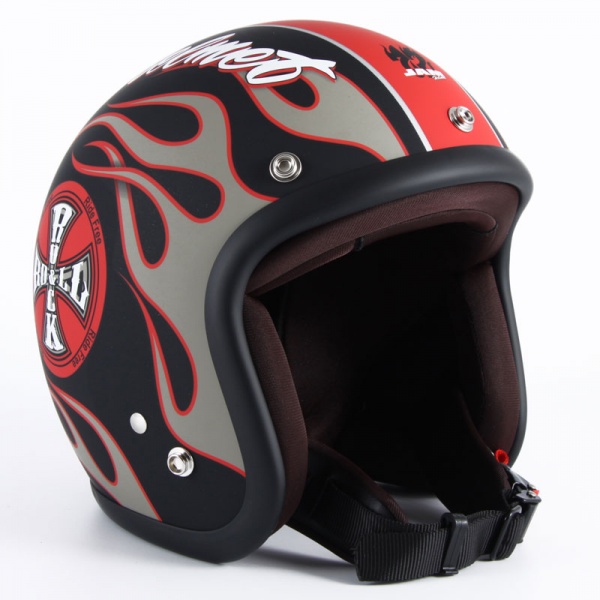 ROCK＆ROLL(マットブラック) | ジェットヘルメット | 72JAM ジャム