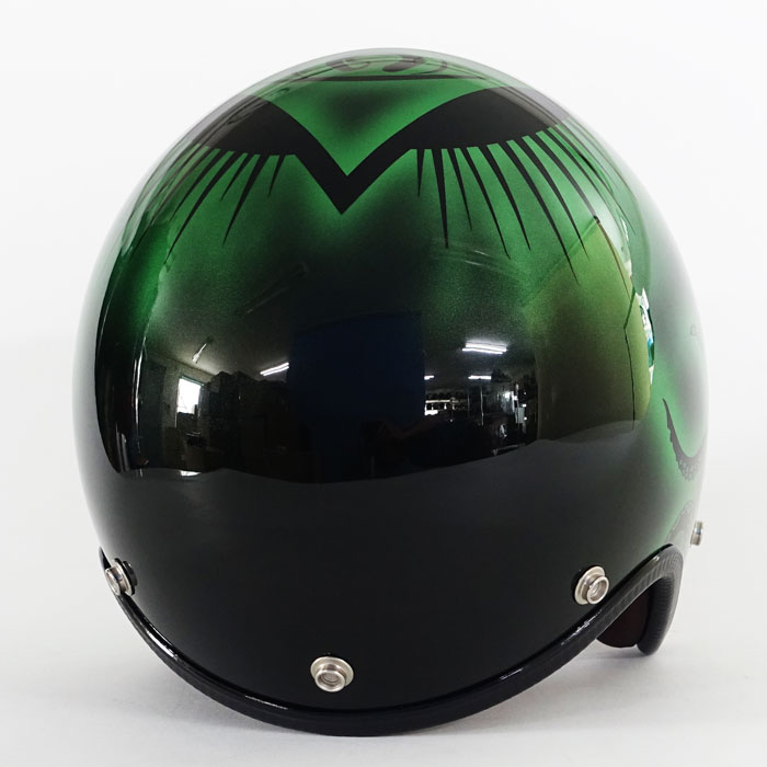 3-992 Octopus グリーン | ジェットヘルメット | 72JAM ジャムテック