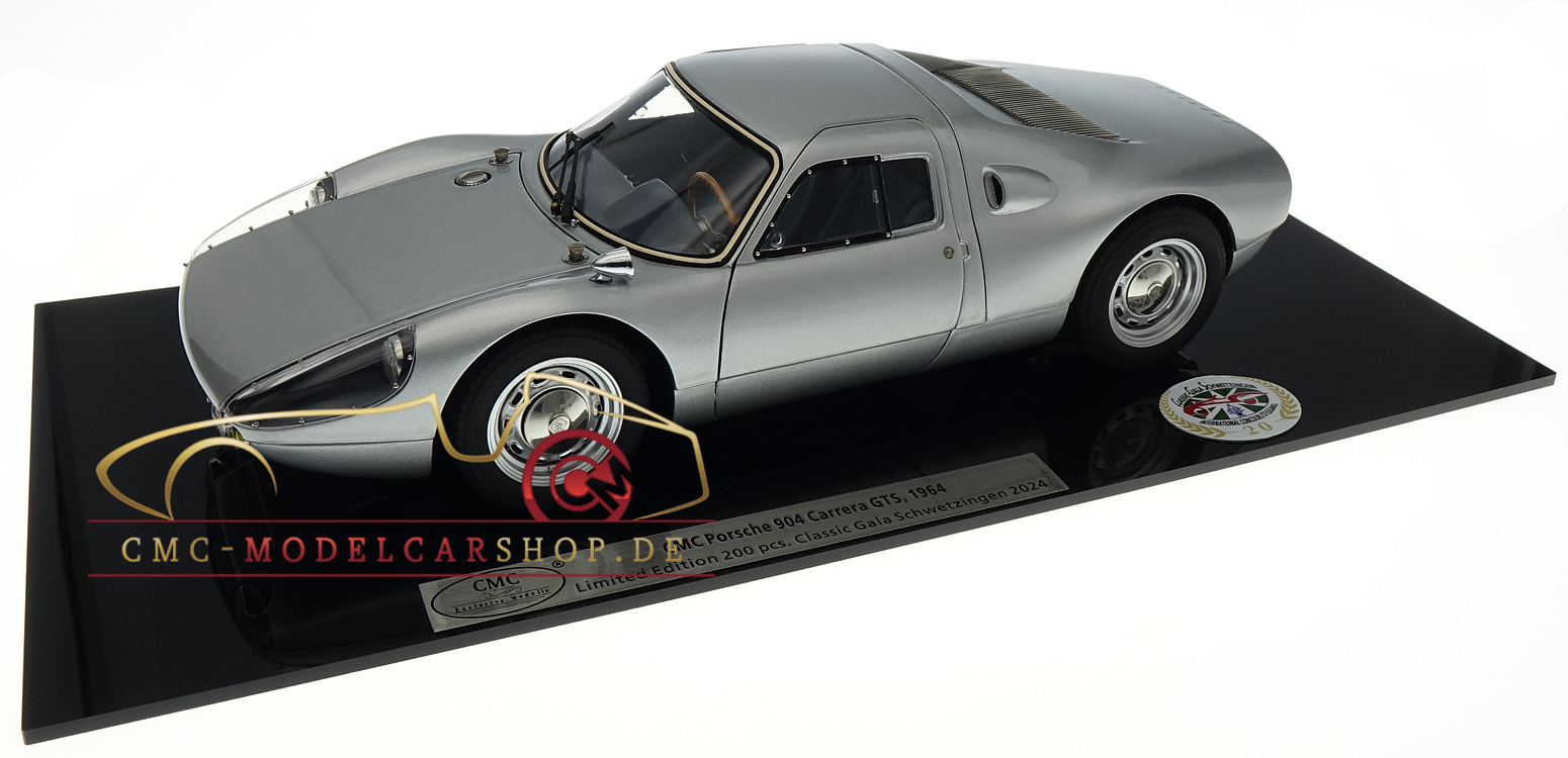 CMC Porsche 904 Carrera GTS, silver, M-276, cmc-modelcarshop