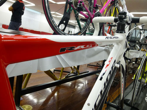 ANCHOR RA9 ロードバイク ホワイト/レッド ANCHOR RA9 ロードバイク