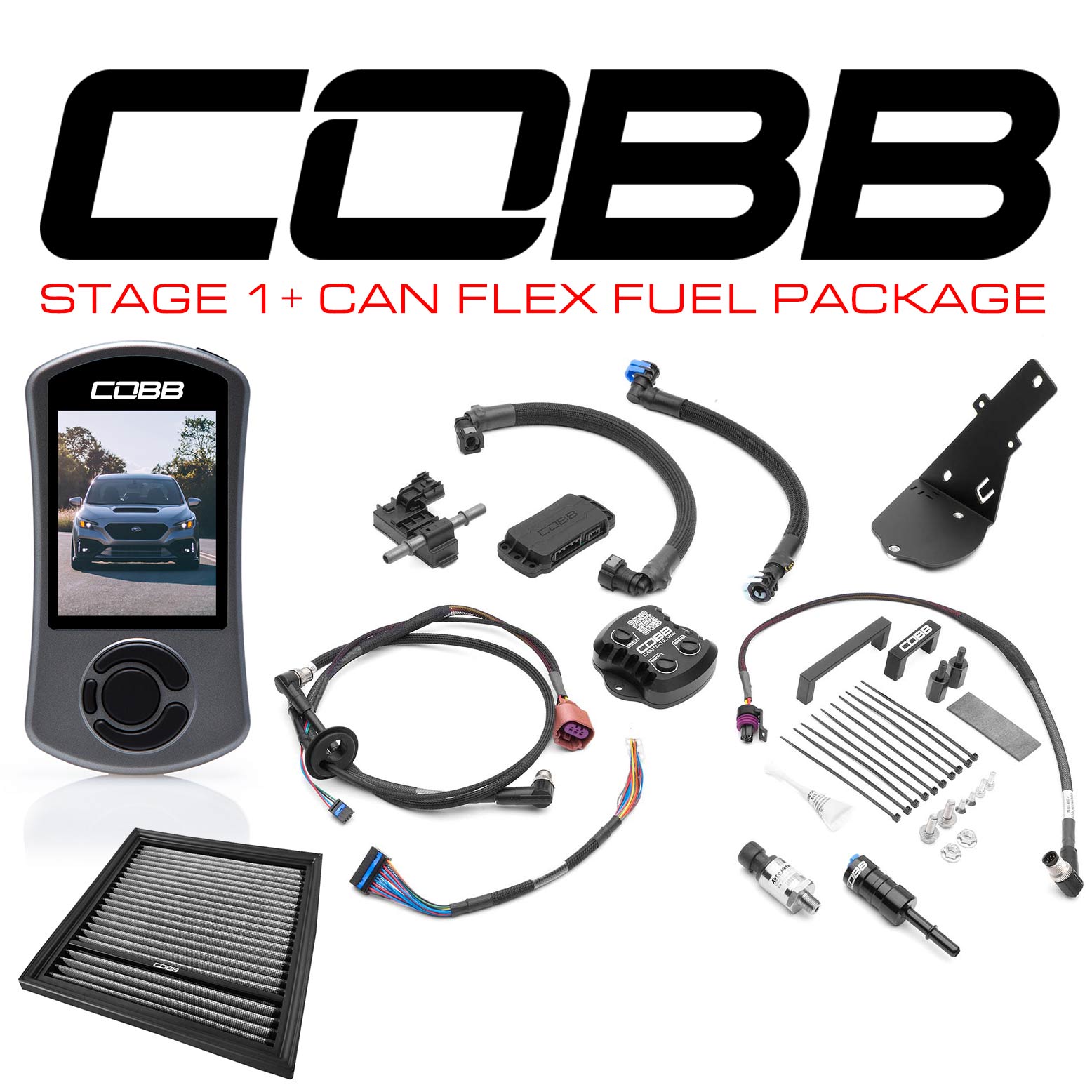 COBB Tuning - Subaru Stage 1 + CAN Flex Fuel Power Package WRX