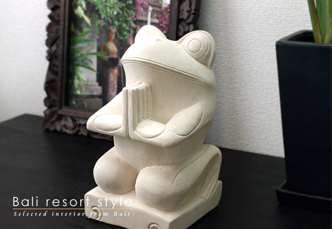 カエル 石像(オブジェ)の通販｜《公式》アジアン・バリ雑貨専門店ココバリ